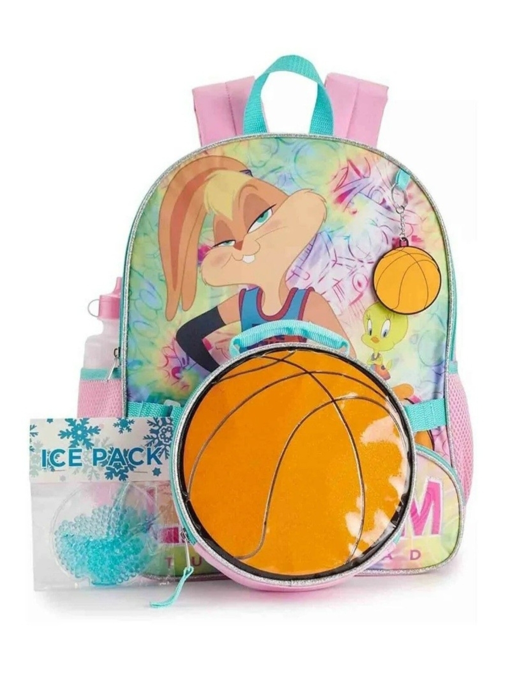 Space Jam Let's Jam Tune Squad Lola Bunny School Backpack 5 Piece